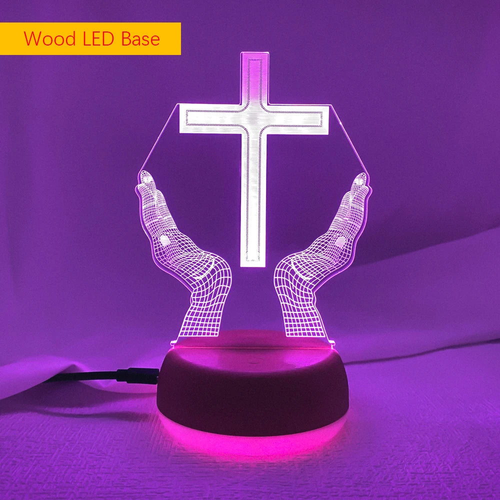 Christian Cross Spiritual Neon Light