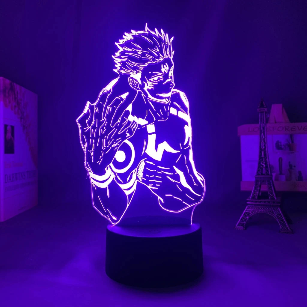 Ryomen Sukuna Jujutsu Kaisen Neon Light