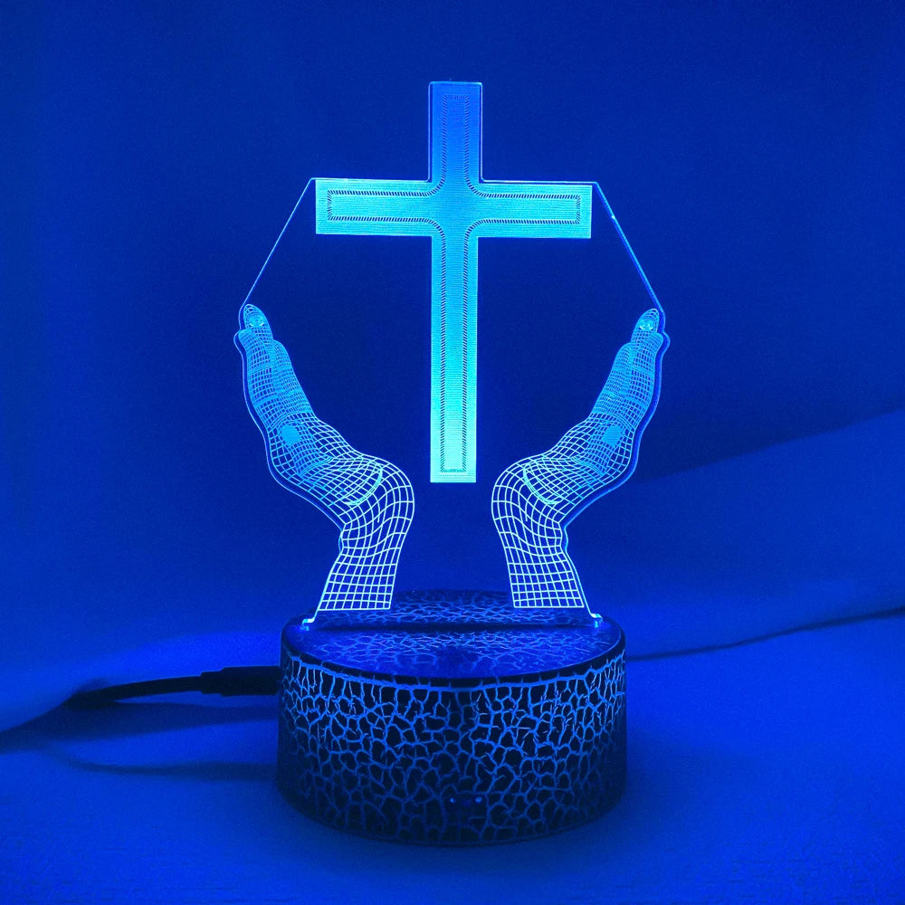 Christian Cross Spiritual Neon Light