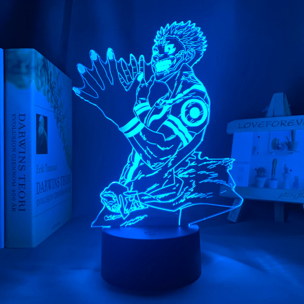 Ryomen Sukuna Jujutsu Kaisen Neon Light