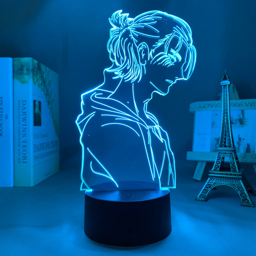 Eren Yeager Attack On Titan Neon Light
