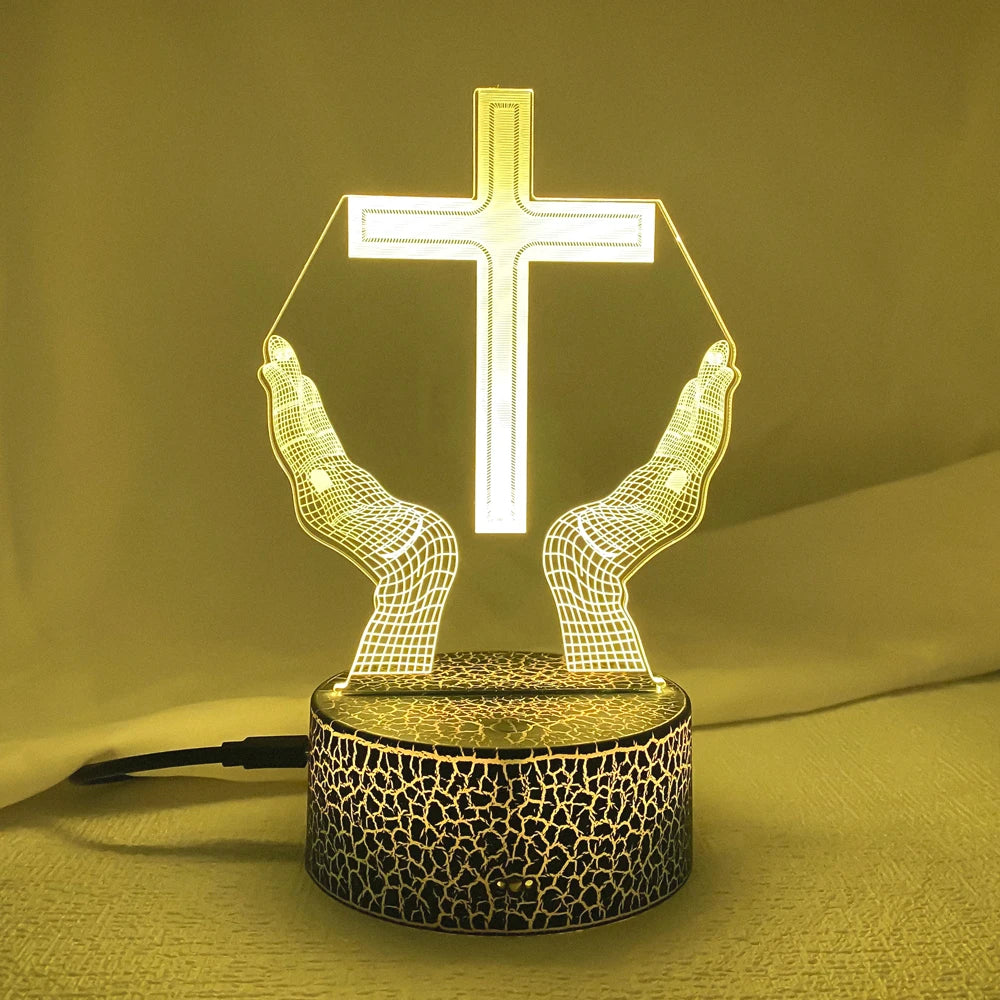 Christian Cross Spiritual Neon Light