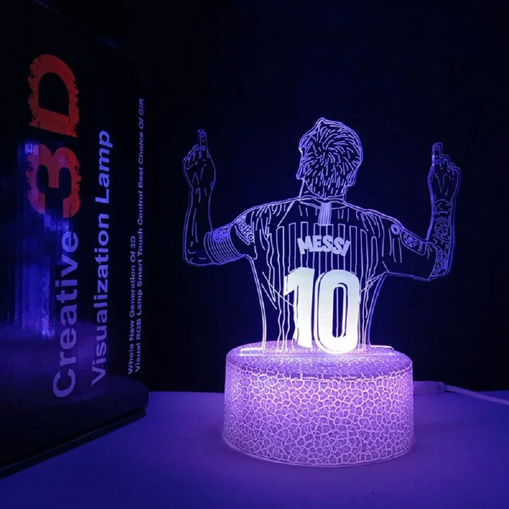 Lionel Messi Neon Light